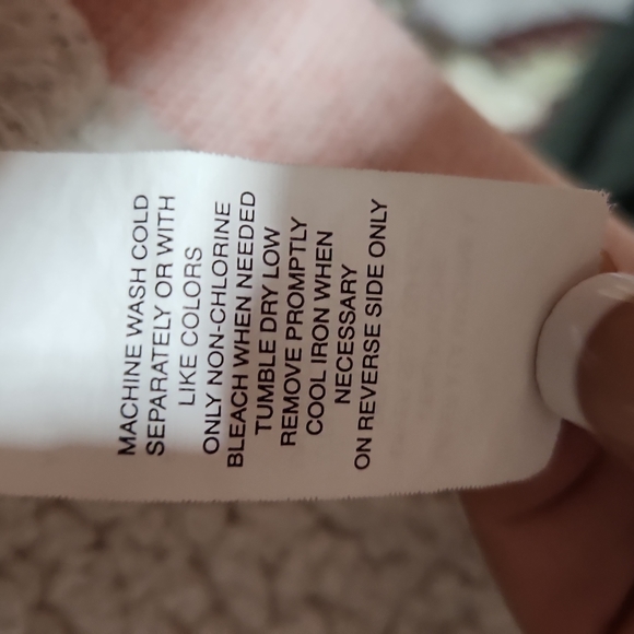 Sweater Hoodie zippered Pink Medium 7/8 Girls - Picture 12 of 15